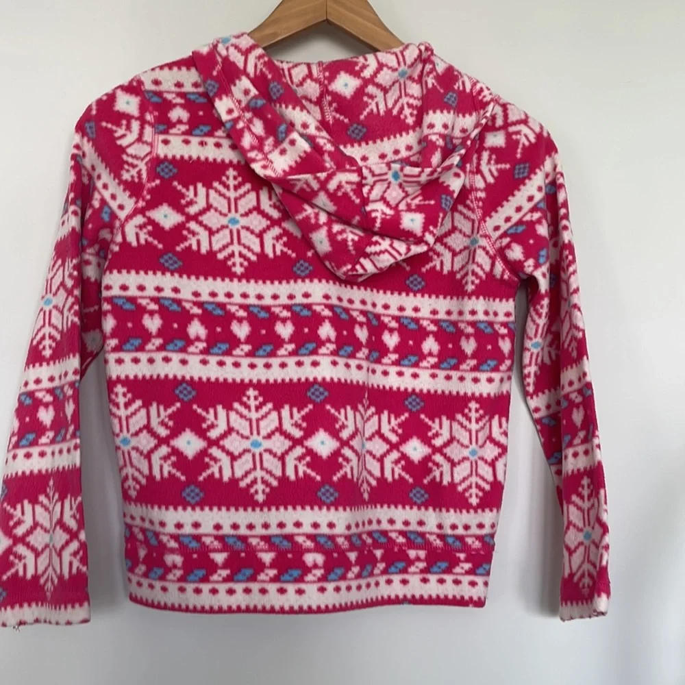 Place Snowflake Pattern Fleece Sz L (10/12)